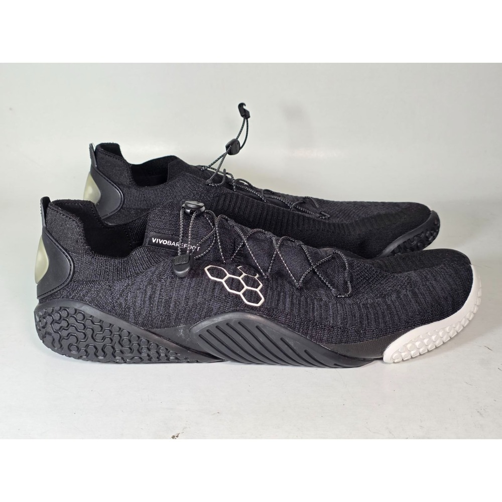 VivoBarefoot Motus Flex Men's Athletic Shoes Size 14 EU 48 Black‎ Neon Sneakers